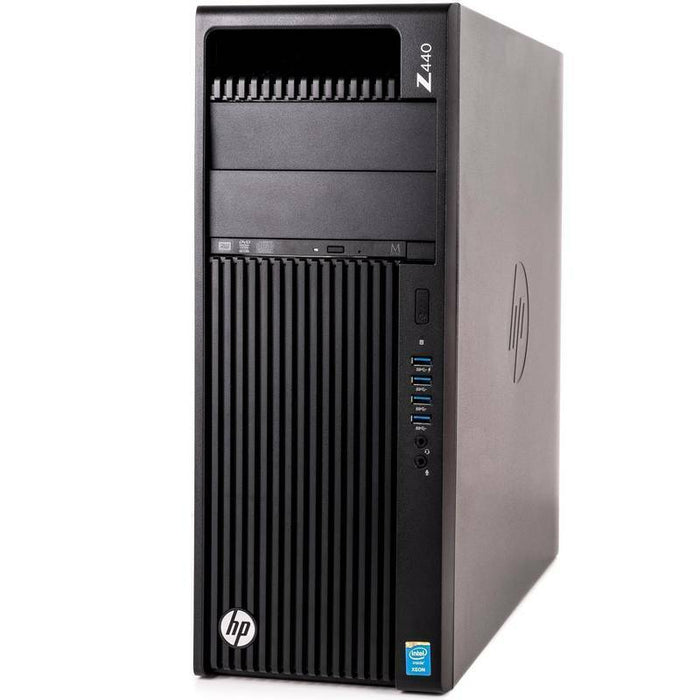 HP Z440 Workstation Intel Xeon E5-1630 v4 [Quad] 3.70GHz NVIDIA Quadro P4000 32GB DDR4 480GB SSD DVD