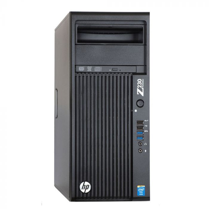 HP Z230 Tower Workstation E3-1271 v3 [Quad] 3.60GHz NVIDIA Quadro K2000 SSD DVD