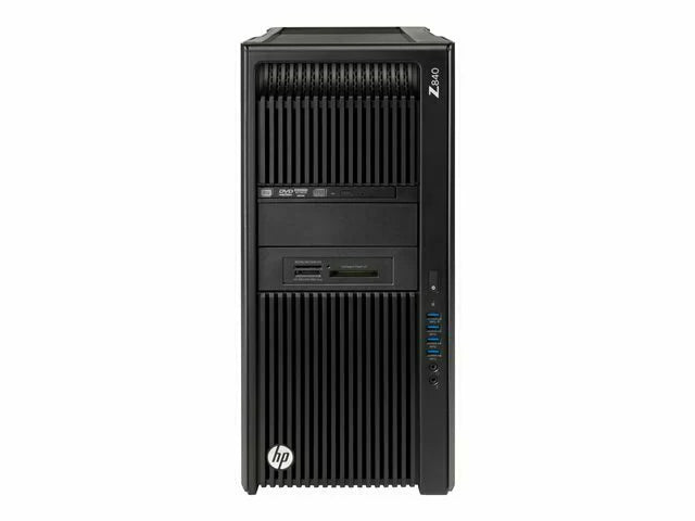 HP Z840 Workstation Intel Xeon E5-2687W v3 [Octa] 3.10GHz NVIDIA Quadro K4200 DVD 32GB DDR4 480GB SSD