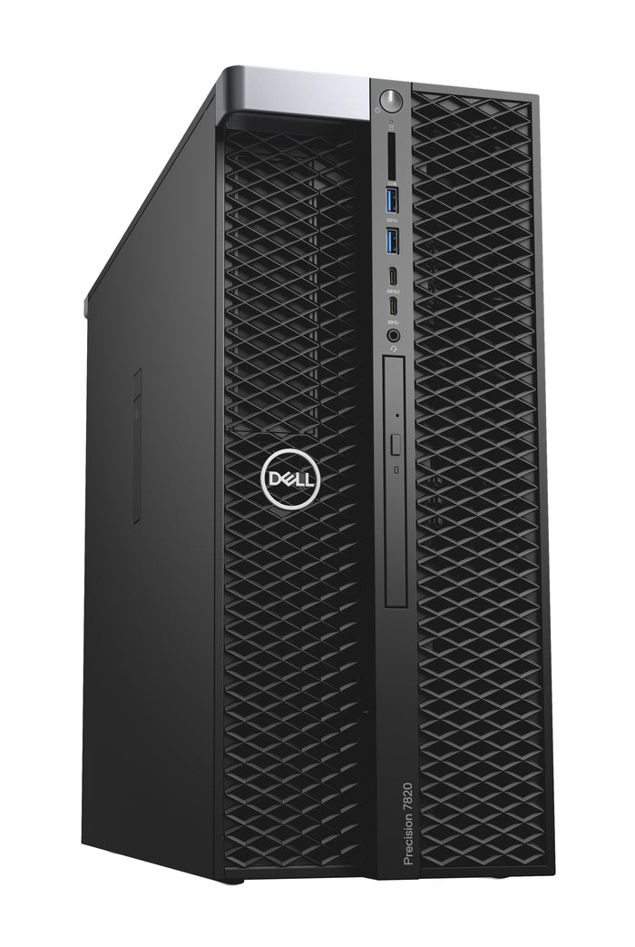 Dell Precision Tower 7820 2x Intel Xeon Silver 4210 [10-Core] 2.20GHz USB-C NVIDIA Quadro RTX 4000 32GB DDR4 1TB NVMe