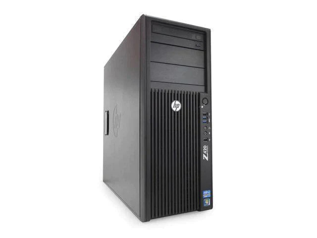 HP Z420 Tower Workstation i7-6700 [Quad] 3.40GHz DVD NVIDIA Quadro M2000 16GB DDR4 256GB NVMe + 1TB HDD [Marked Casing]