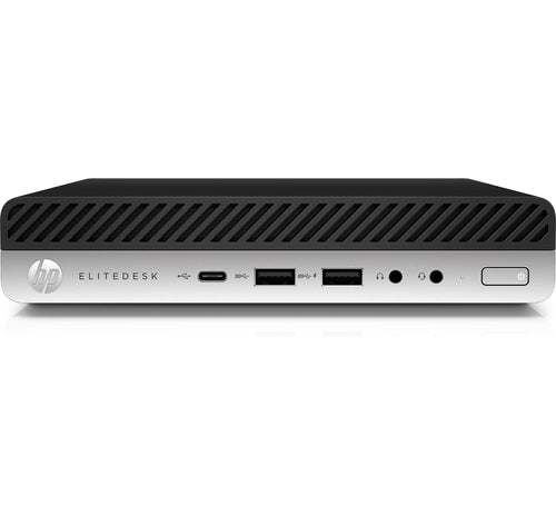 HP EliteDesk 800 G4 Desktop Mini i5-8500T [Hexa] 2.10GHz USB-C DDR4 NVMe