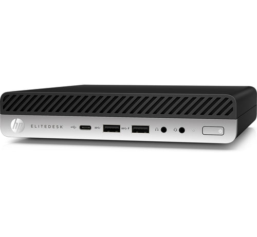 HP EliteDesk 800 G4 Desktop Mini i5-8500T [Hexa] 2.10GHz USB-C DDR4 NVMe