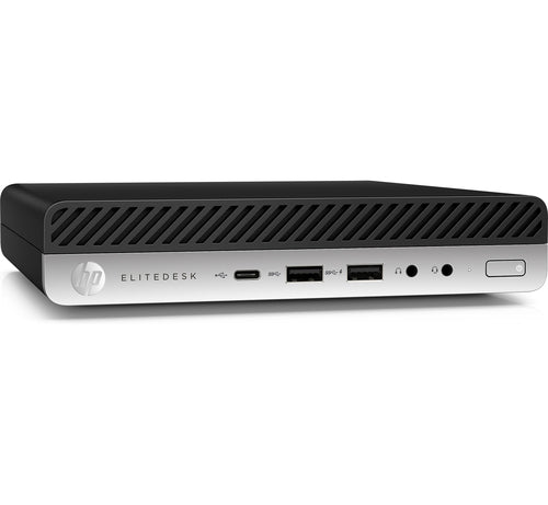 HP EliteDesk 800 G4 Desktop Mini i5-8500T [Hexa] 2.10GHz USB-C DDR4 NVMe