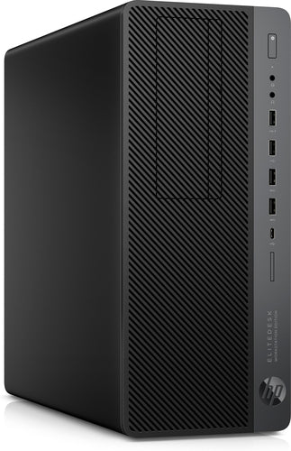 HP EliteDesk 800 G4 Workstation Tower [Hexa] i5-8600 3.10GHz HDMI USB-C 256GB NVMe + 1TB HDD 8GB DDR4 DVD
