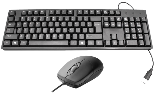Wired Keyboard & Mouse