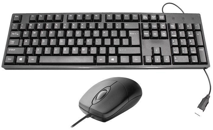 Wired Keyboard & Mouse