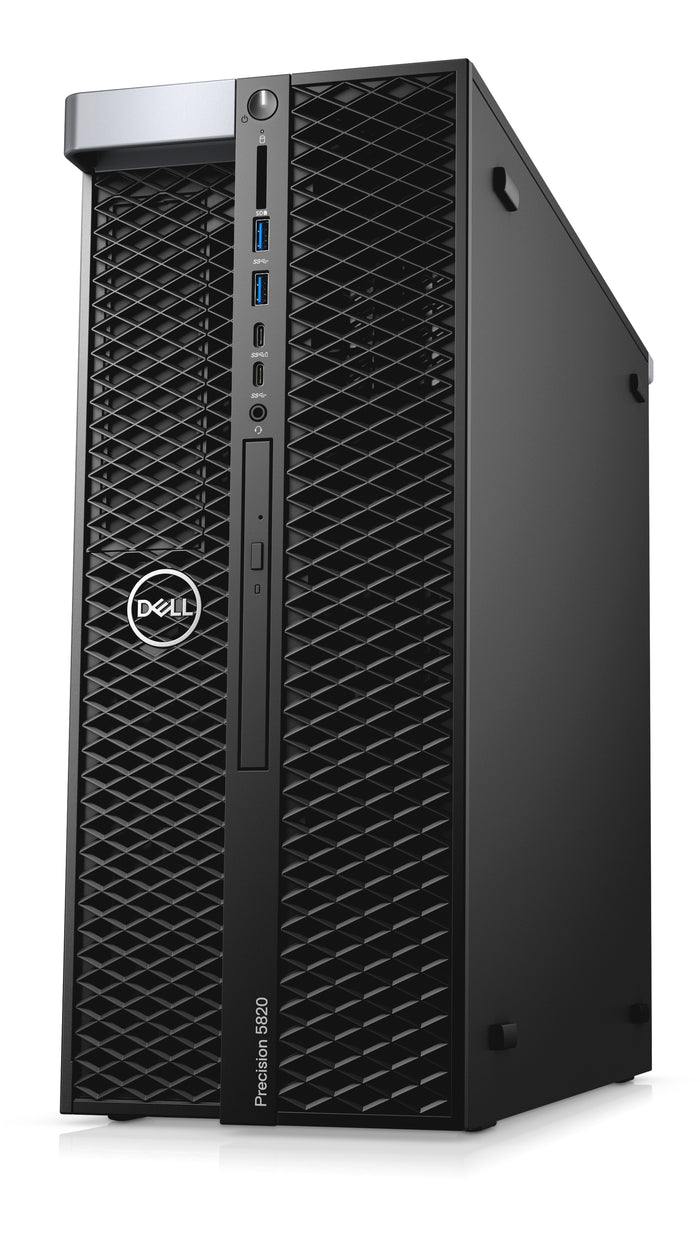 Dell Precision 5820 Tower Xeon W-2123 [Quad] 3.60GHz USB-C CNVIDIA Quadro P2000 32GB DDR4 480GB SSD