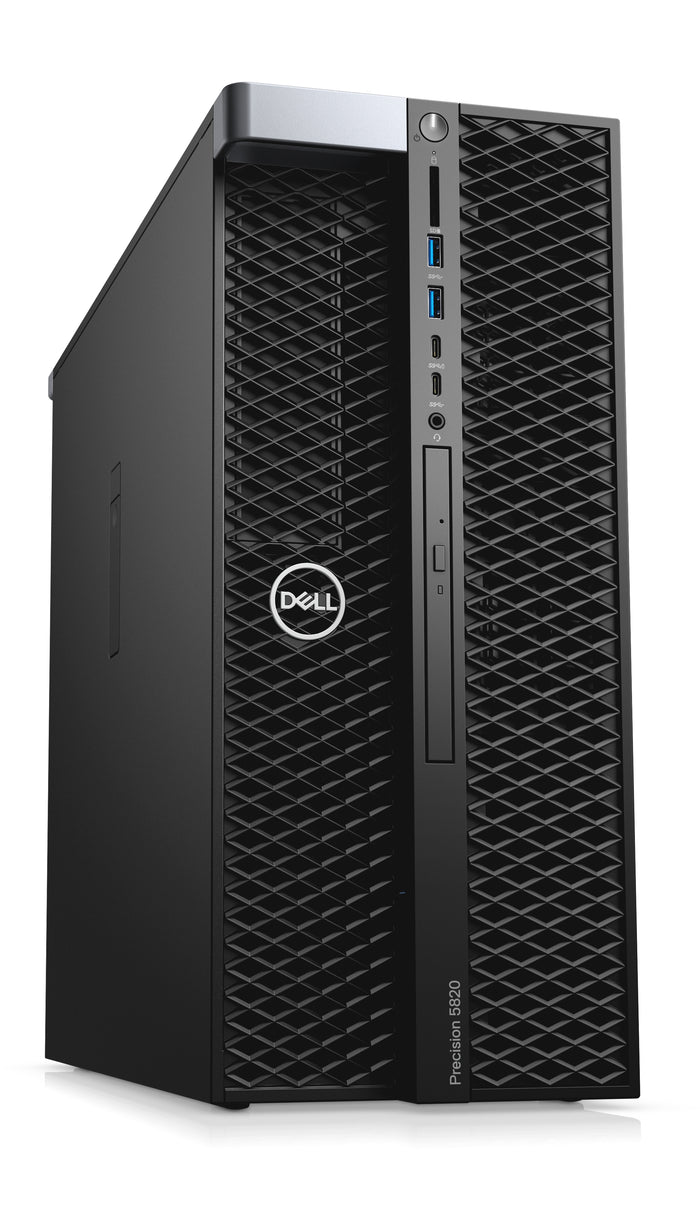 Dell Precision 5820 Tower Xeon W-2123 [Quad] 3.60GHz USB-C CNVIDIA Quadro P2000 32GB DDR4 480GB SSD